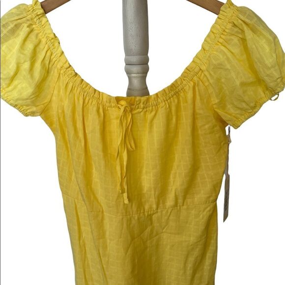 New Yellow Sun Dress, Size Small - Picture 2 of 4